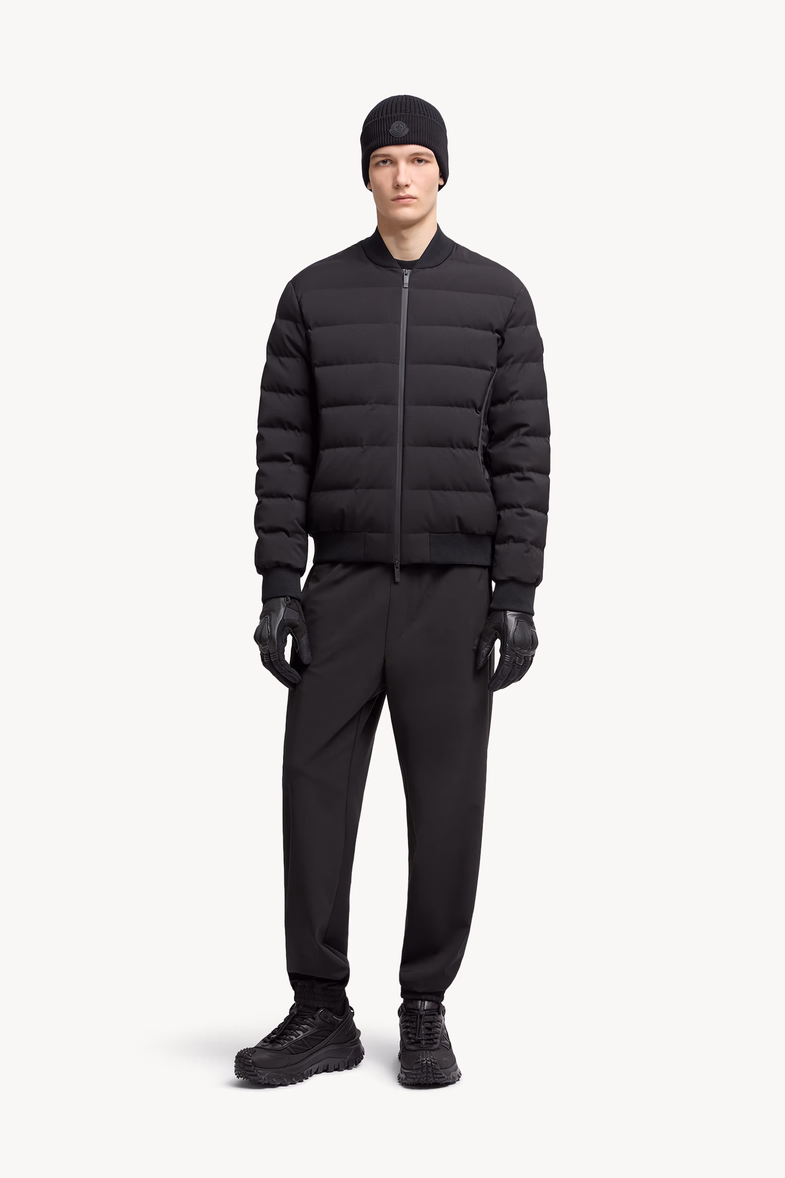 Cirer Down Bomber Jacket Men Black Moncler 0